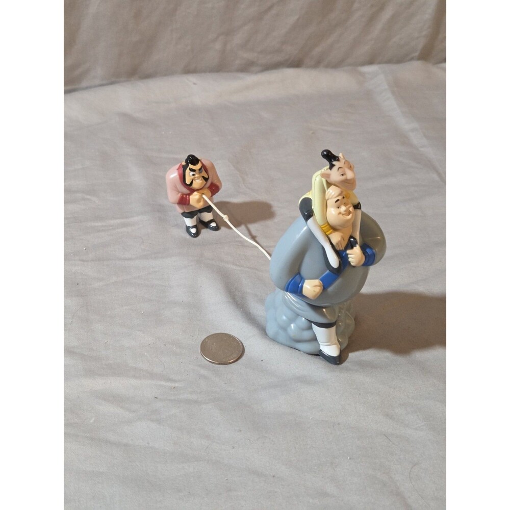 McDonalds Mulan #8 Chein-Po Ling Yao Pull-String Toy 1998 Disney Happy Meal
